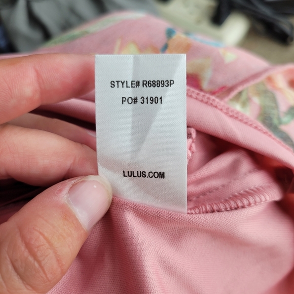 Lulu's Zinnia Blush Pink Floral Print High-Low Maxi Dress - Picture 5 of 5